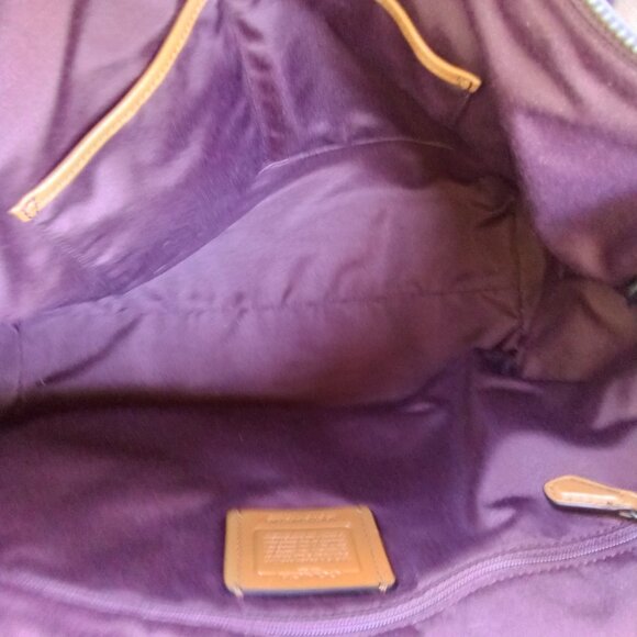 Coach Gorgeous $614 Legacy Jacquard Tote & Matching Wallet Set EUC - Picture 4 of 15